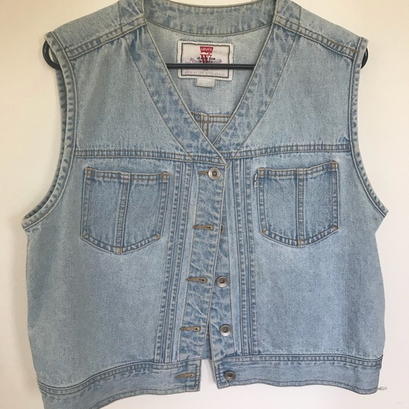 levi's sleeveless jacket